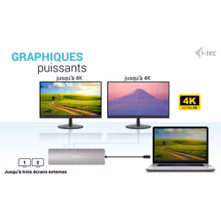 i-tec USB-C Metal Nano 2x Display Docking Station + Power Delivery 100 W - Vue supplémentaire 6