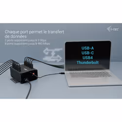 i-tec USB-C/USB-A Metal Charging + data HUB, 15W per port, 10x USB-C - Vue supplémentaire 4
