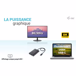 i-tec USB-C Dual 4K/60Hz (single 8K/30Hz) DP Video Adapter - Vue supplémentaire 10