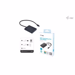 i-tec USB-C Dual 4K/60Hz (single 8K/30Hz) DP Video Adapter - Vue supplémentaire 4