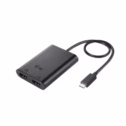 i-tec USB-C Dual 4K/60Hz (single 8K/30Hz) HDMI Video Adapter, 2.0, USB Type-C, Sortie HDMI, 7680 x 4320 pixels