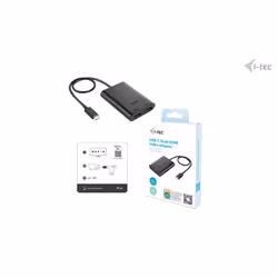 i-tec USB-C Dual 4K/60Hz (single 8K/30Hz) HDMI Video Adapter - Vue supplémentaire 4