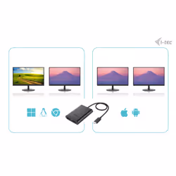 i-tec USB-C Dual 4K/60Hz (single 8K/30Hz) HDMI Video Adapter - Vue supplémentaire 5