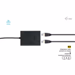 i-tec USB-C Dual 4K/60Hz (single 8K/30Hz) HDMI Video Adapter - Vue supplémentaire 8