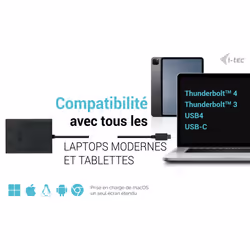 i-tec USB-C Dual 4K/60Hz (single 8K/30Hz) HDMI Video Adapter - Vue supplémentaire 9