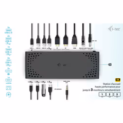 i-tec USB-C Triple Display Docking Station Gen 2 + Power Delivery 100W - Vue supplémentaire 4