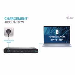 i-tec USB-C Triple Display Docking Station Gen 2 + Power Delivery 100W - Vue supplémentaire 5