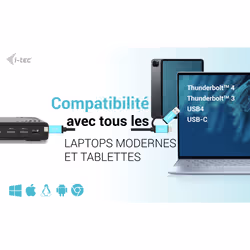 i-tec USB-C Triple Display Docking Station Gen 2 + Power Delivery 100W - Vue supplémentaire 6