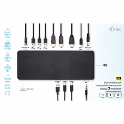 i-tec USB-C Triple Display Docking Station Gen 2 Pro + Power Delivery 100W - Vue supplémentaire 5
