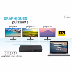 i-tec USB-C Triple Display Docking Station Gen 2 Pro + Power Delivery 100W - Vue supplémentaire 8
