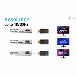 i-tec Passive DisplayPort to HDMI Adapter (max 4K/30Hz) - Vue supplémentaire 4