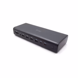 i-tec CA6MONITORDOCKPDIT, Avec fil, USB 3.2 Gen 1 (3.1 Gen 1) Type-C, 140 W, 3,5 mm, 10,100,1000,2500 Mbit/s, Noir
