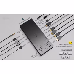 i-tec Universal 5x 4K/60Hz Display Docking Station + Power Delivery 100W - Vue supplémentaire 7