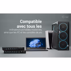i-tec USB-C KVM Dock PRO for Three Hosts, Dual Video, with 2x Power Delivery, max 92W - Vue supplémentaire 6