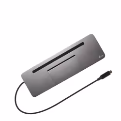 i-tec Metal SB-C Ergonomic 4K 3x Display Docking Station with Power Delivery 85 W + Universal Charger 100 W - Vue supplémentaire 4