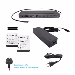 i-tec Metal SB-C Ergonomic 4K 3x Display Docking Station with Power Delivery 85 W + Universal Charger 100 W - Vue supplémentaire 9