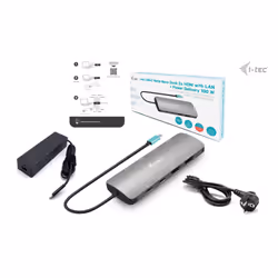 i-tec Metal USB-C Nano 2x Display Docking Station with PD 100 W + Charger 100W - Vue supplémentaire 5