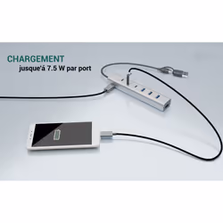 i-tec USB-C/USB-A Charging Metal HUB 7 port (3x USB-C, 4x USB-A) - Vue supplémentaire 8