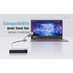 i-tec Universal KVM HUB 2x USB-C + 2x USB-A 3.0 - Vue supplémentaire 6