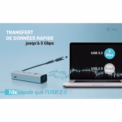 i-tec Metal Universal Charging HUB 2xUSB-C + 2x USB-A Port + Power Delivery 85W - Vue supplémentaire 7