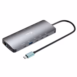 i-tec Metal USB-C Nano 3x Display Dock, 2x HDMI 1x USB-C video + Power Delivery 140W, Avec fil, USB 3.2 Gen 1 (3.1 Gen 1) Typ ...