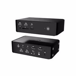 i-tec Thunderbolt5 Quattro Display Docking Station, 5x USB, 2.5 GLAN + Power Delivery 140W, Avec fil, Thunderbolt 5, 140 W, 3 ...