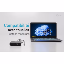 i-tec USB-C Dual HDMI Docking Station with Power Delivery 100 W - Vue supplémentaire 6