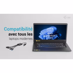 i-tec USB-C/USB-A Cable HUB 4 port (2x USB-C, 2x USB-A) - Vue supplémentaire 7