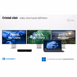 i-tec Thunderbolt4 Triple Display Docking Station + Power Delivery 96W - Vue supplémentaire 7