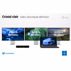 i-tec Thunderbolt4 Triple Display Docking Station + Power Delivery 96W - Vue supplémentaire 8