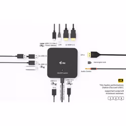 i-tec USB-C DP Dual HDMI Docking Station with Power Delivery 100 W - Vue supplémentaire 5