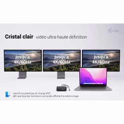 i-tec USB-C DP Dual HDMI Docking Station with Power Delivery 100 W - Vue supplémentaire 8