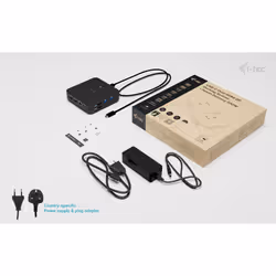 i-tec USB-C DP Dual HDMI Docking Station with Power Delivery 100 W + Universal Charger 100W - Vue supplémentaire 5