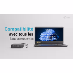 i-tec USB-C DP Dual HDMI Docking Station with Power Delivery 100 W + Universal Charger 100W - Vue supplémentaire 6