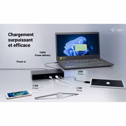 i-tec Universal Intelligent Dual Display Docking Station + Power Delivery 100W - Vue supplémentaire 6