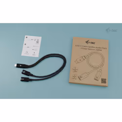 i-tec USB-C Cable Splitter Audio/Data + Power Delivery 100W - Vue supplémentaire 5