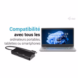 i-tec USB-C Triple 4K HDMI Video Adapter, Power Delivery 100W - Vue supplémentaire 6