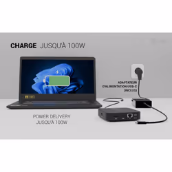 i-tec USB-C Dual HDMI Docking Station with Power Delivery 100 W + Universal Charger 100W - Vue supplémentaire 8