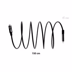 i-tec Thunderbolt 4/USB4 Class Pro Cable 240W with LCD (40 Gbps, 150 cm) - Vue supplémentaire 3