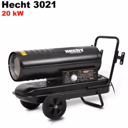 Hecht 3021 Diesel canon à chaleur Chauffage à l'huile chauffage 20kW 50Hz 19L Consommation 2L/h 18,2kg Le canon à chaleur Hec ...