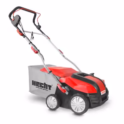 Hecht jardin 1848 2en1 Scarificateur et ventilateur électrique gazon 1800 W Bac 55 l Largeur du travail 383 mm Hauteur +9 à 1 ...