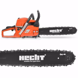 Tronçonneuse HECHT - Jardin 50 - Essence 2 temps 50cm3 - Puissante et ergonomique