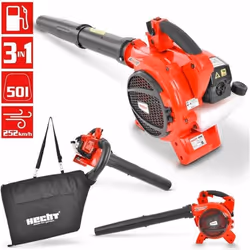 Aspirateur souffleur broyeur essence 3en1 HECHT 9280 - 252km/h - 50 l