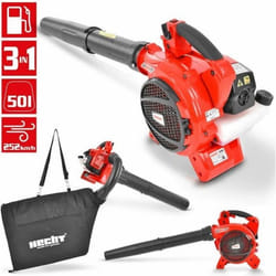 Aspirateur souffleur broyeur essence 3en1 HECHT 9280 - 252km/h - 50 l