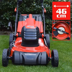 Tondeuse à gazon électrique 5en1 HECHT 1802 S - 1800W - 46cm - Bac 50L - 7 hauteurs de coupe