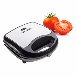 Concept SV-3030 gaufrier et appareil à croque-monsieur 700 W Noir, Acier inoxydable