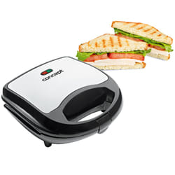 Concept SV-3031 gaufrier et appareil à croque-monsieur 700 W Noir, Acier inoxydable