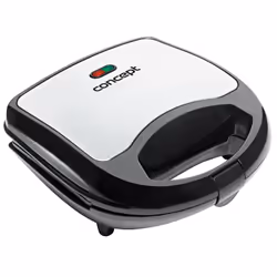 Concept SV-3031 gaufrier et appareil à croque-monsieur 700 W Noir, Acier inoxydable