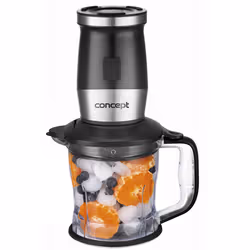 Concept SM3390 blender 1,2 L Mélangeur par immersion 700 W Noir, Acier inoxydable