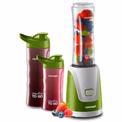 Concept SM3365 Smoothie maker, Mélangeur de table, 0,6 L, 1 m, 300 W, Vert, Blanc